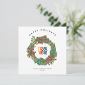 Weihnachtskarte für den Weihnachtskartentag (Stehend Vorderseite)