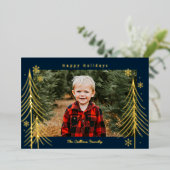 Weihnachtskarte für den Wintergarten Folien Feiertagskarte (Stehend vorne)