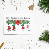 Weihnachtskarte für die Familie - Ankündigung von 