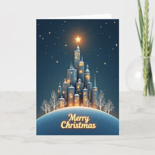 Weihnachtskarte für die Launenstadt Karte