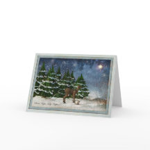 Weihnachtskarte für die Stille Nacht