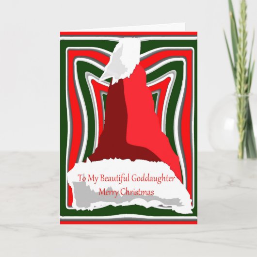 Weihnachtskarte für die Tochter Feiertagskarte (Vorderseite)