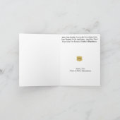 Weihnachtskarte für die Viktorianische Strafverfol Karte (Innenseite)