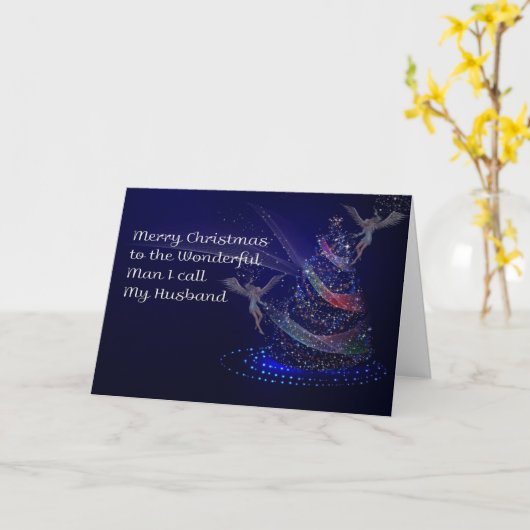 Weihnachtskarte für Ehemann Karte (Gelbe Blume)