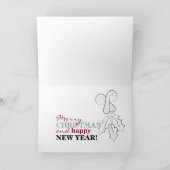 Weihnachtskarte für Erwachsene Feiertagskarte (Innenseite)