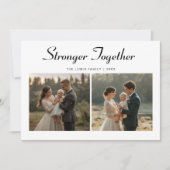 Weihnachtskarte für Familien zusammengestalten Feiertagskarte (Vorderseite)