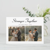 Weihnachtskarte für Familien zusammengestalten Feiertagskarte (Stehend Vorderseite)