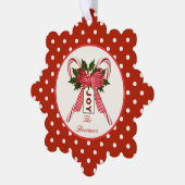 Weihnachtskarte für Familienpapier Ornament Karte (Linke Ecke)