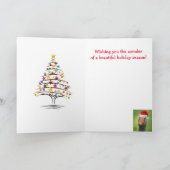 Weihnachtskarte für festliche Gänse Feiertagskarte (Innenseite)