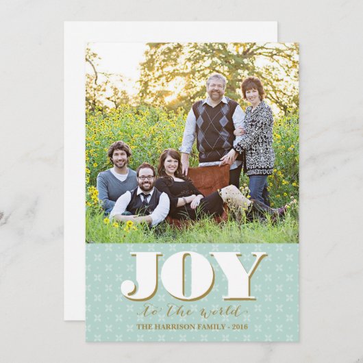 Weihnachtskarte für Folk Jok Weihnachten (Vorne/Hinten)