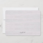 Weihnachtskarte für Foto Einladung (Rückseite)