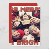 Weihnachtskarte für FOTO Feiertagskarte (Vorne/Hinten)