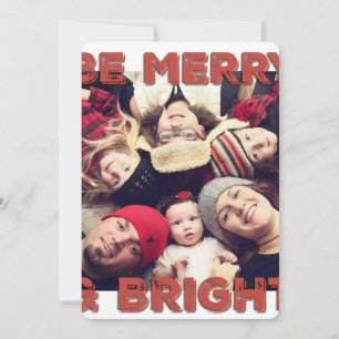 Weihnachtskarte für FOTO Feiertagskarte