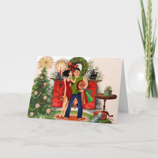 Weihnachtskarte für Frauen und Kinder Feiertagskarte (Vorderseite)