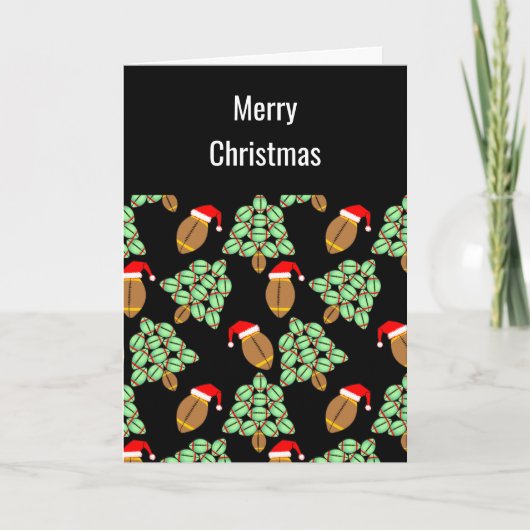 Weihnachtskarte für Fußball Dankeskarte (Vorderseite)