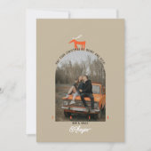 Weihnachtskarte für Hirsche und Foto Einladung (Vorderseite)