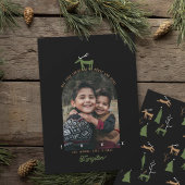 Weihnachtskarte für Hirsche und Foto Einladung