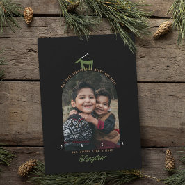 Weihnachtskarte für Hirsche und Foto Einladung