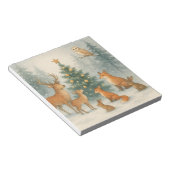 Weihnachtskarte für Holz Notizblock (angewinkelt)