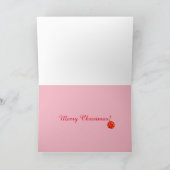 Weihnachtskarte für Hühner Feiertagskarte (Innenseite)