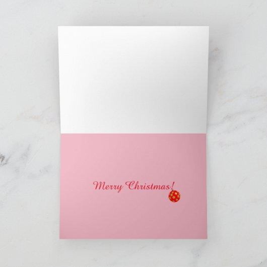 Weihnachtskarte für Hühner Feiertagskarte (Innenseite)