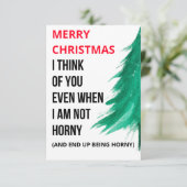 Weihnachtskarte für ihn und sie dankeskarte (Stehend Vorderseite)