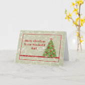 Weihnachtskarte für Ihre wunderbare Tante Karte (Gelbe Blume)