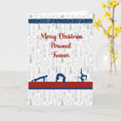 Weihnachtskarte für Ihren Personal Trainer Karte (Gelbe Blume)