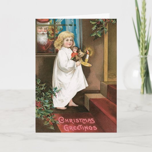 Weihnachtskarte für Kinder Feiertagskarte (Vorderseite)