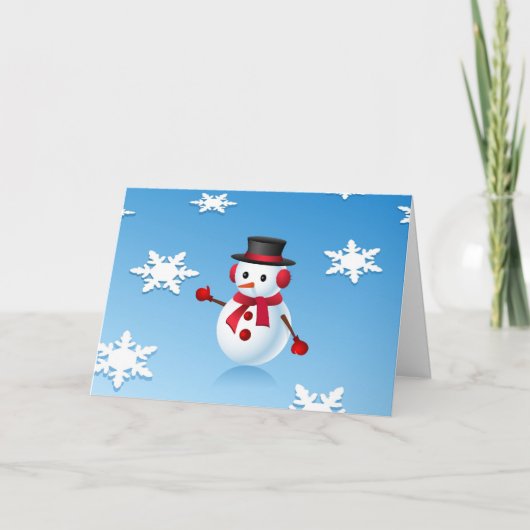 Weihnachtskarte für Kinder Feiertagskarte (Vorderseite)