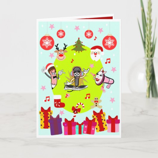 Weihnachtskarte für Kinder-Interaktive Karte (Vorderseite)