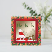 Weihnachtskarte für Kinder und Jugendliche Einladung (Stehend Vorderseite)