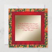 Weihnachtskarte für Kinder und Jugendliche Einladung (Rückseite)