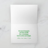 Weihnachtskarte für Kinder Vintag Feiertagskarte (Innenseite)