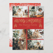Weihnachtskarte für klassisches Foto Feiertagskarte (Vorne/Hinten)