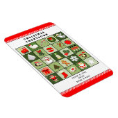 Weihnachtskarte für kreative Adventskalender Magnet (Rechte Seite)