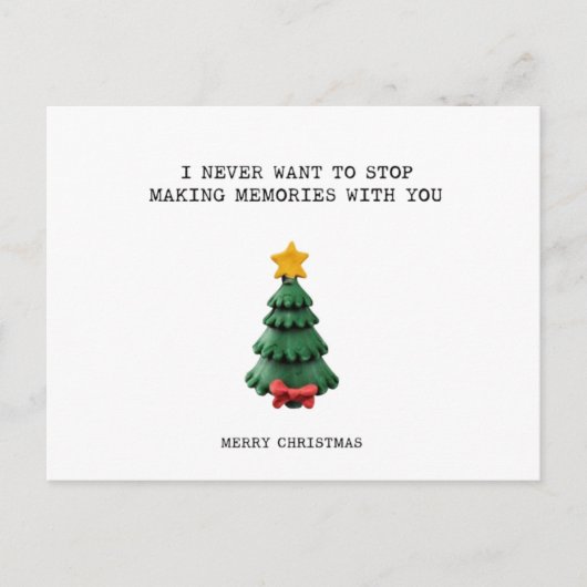 Weihnachtskarte - für Liebhaber Feiertagspostkarte (Vorderseite)