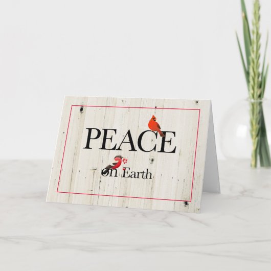 Weihnachtskarte für Mädchen und Pferde Feiertagskarte (Vorderseite)