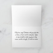 Weihnachtskarte für meine Frau Karte (Innenseite)
