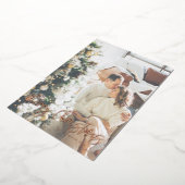 Weihnachtskarte für moderne Fohlen Folien Feiertagskarte (Gedreht)