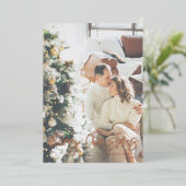 Weihnachtskarte für moderne Fohlen Folien Feiertagskarte (Stehend vorne)