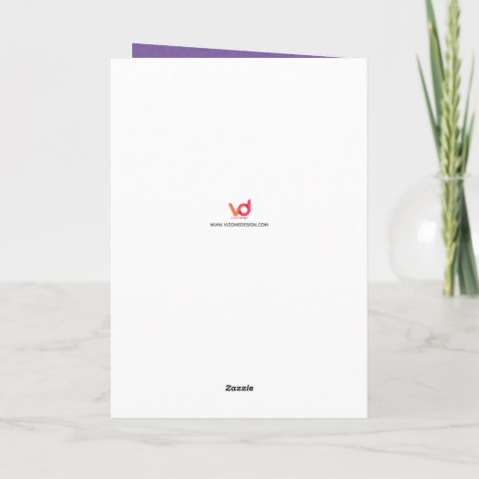 Weihnachtskarte für Mütter Feiertagskarte (Rückseite)