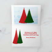 Weihnachtskarte für Nephew Feiertagskarte (Innenseite)