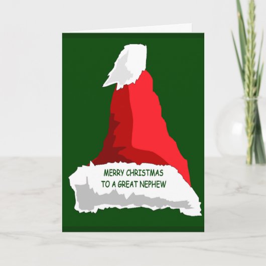 Weihnachtskarte für Nephew Feiertagskarte (Vorderseite)