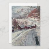 Weihnachtskarte für Neuengland Feiertagskarte (Vorne/Hinten)