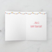 Weihnachtskarte für niedliche Mama & Baby Karte (Innenseite)