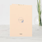 Weihnachtskarte für Ornament-Rentiere Feiertagskarte (Rückseite)