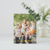 Weihnachtskarte für personalisiertes Foto - Indivi Feiertagspostkarte (Stehend Vorderseite)