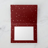 Weihnachtskarte für Pferdeliebhaber Feiertagskarte (Innenseite)