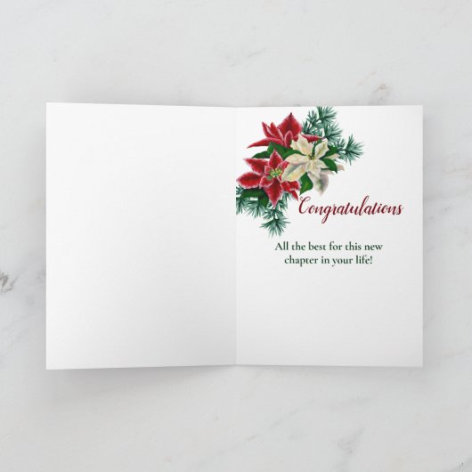 Weihnachtskarte für Rustikale Pension Karte (Innenseite)